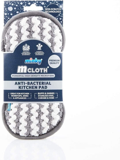 Minky M Cloth Super Soak up Microfibre Cloths Anti-Bacterial Cleaning Pads