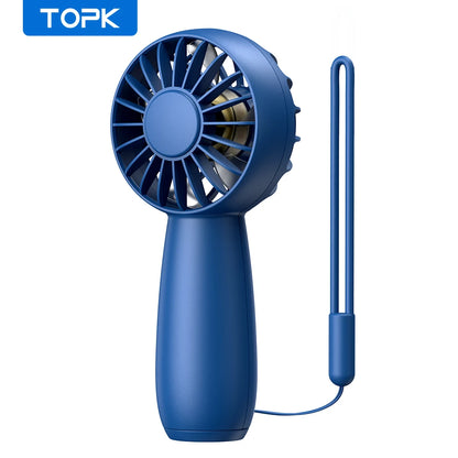 1800Mah Mini Portable Fan,Usb Electric Fan 3 Speeds Rechargeable Portable Fan Eyelash Hand Fans for Room Camping Supplies
