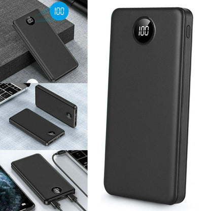 Power Bank 900000Mah Fast Charger Pack USB External Battery for Mobile Phone