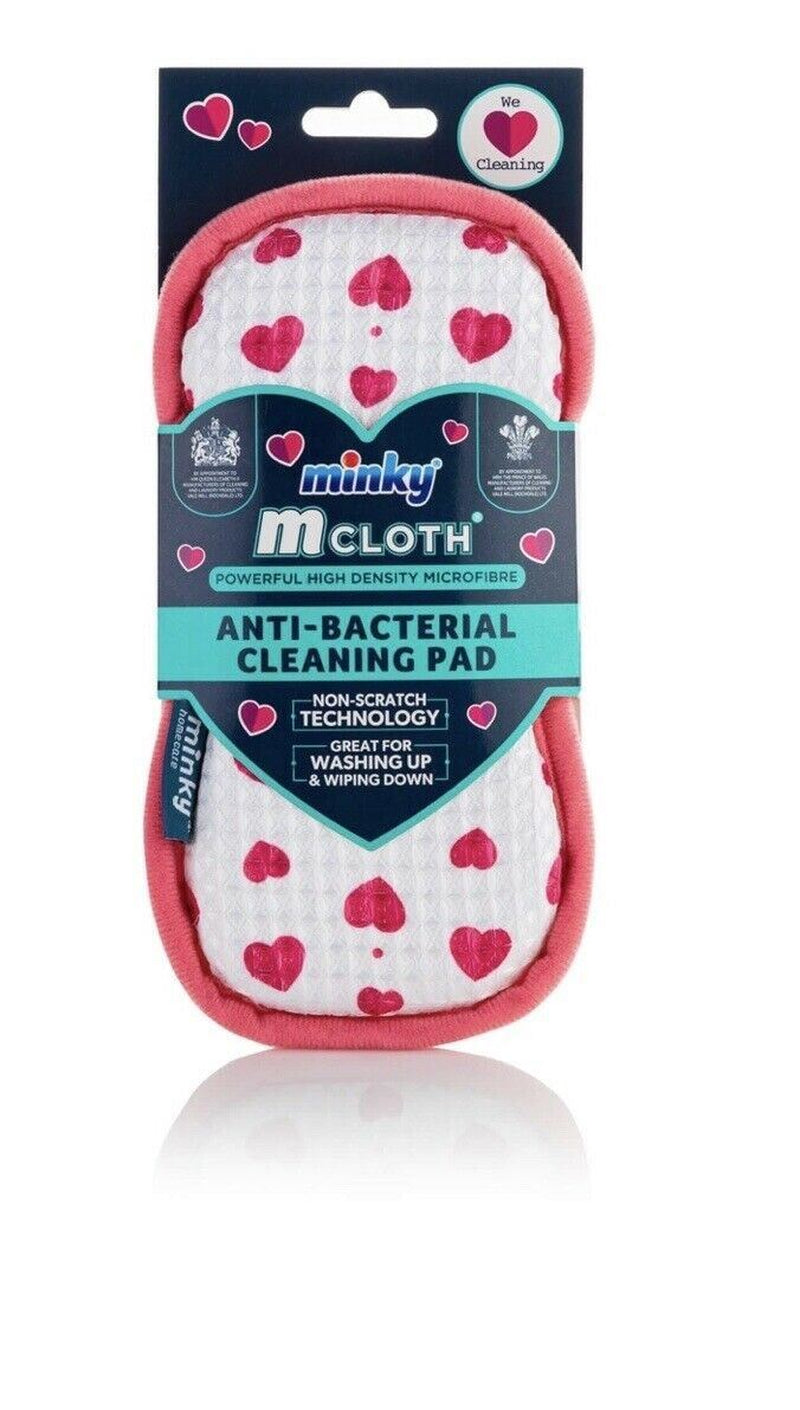 Minky M Cloth Super Soak up Microfibre Cloths Anti-Bacterial Cleaning Pads