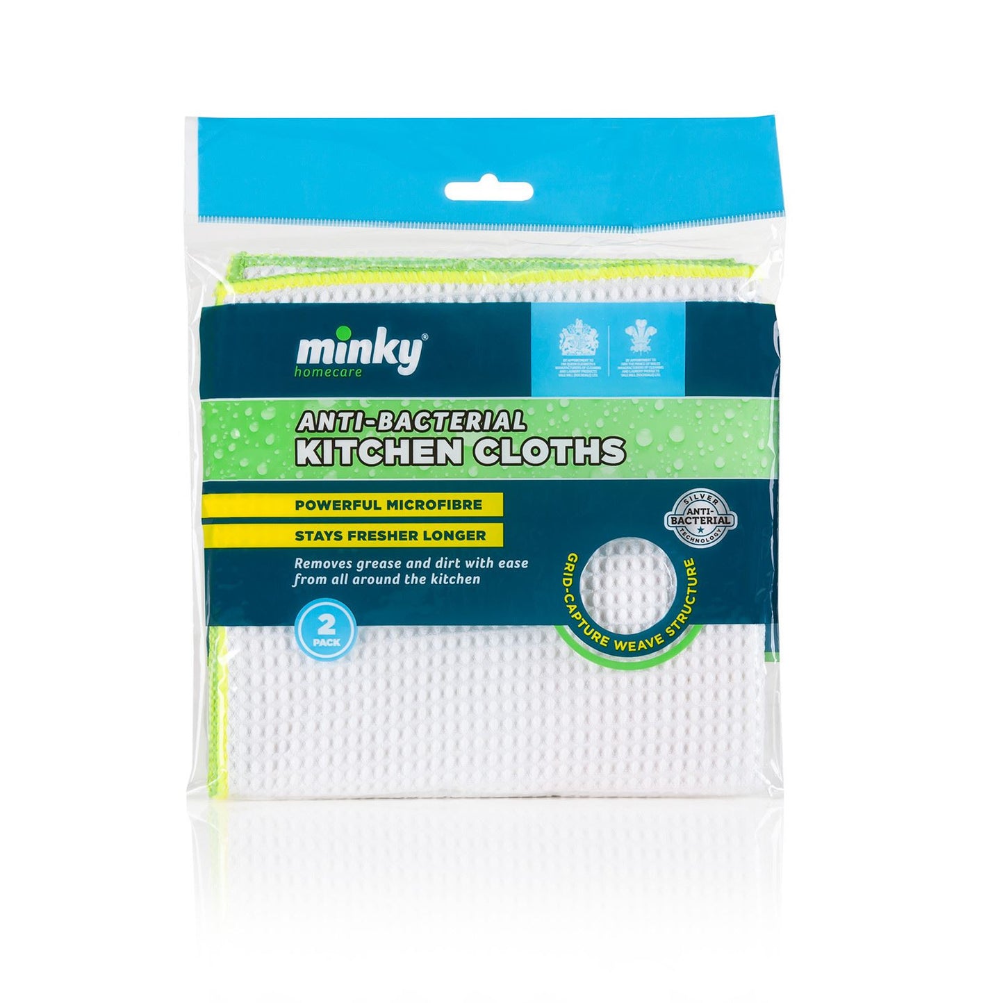 Minky M Cloth Super Soak up Microfibre Cloths Anti-Bacterial Cleaning Pads