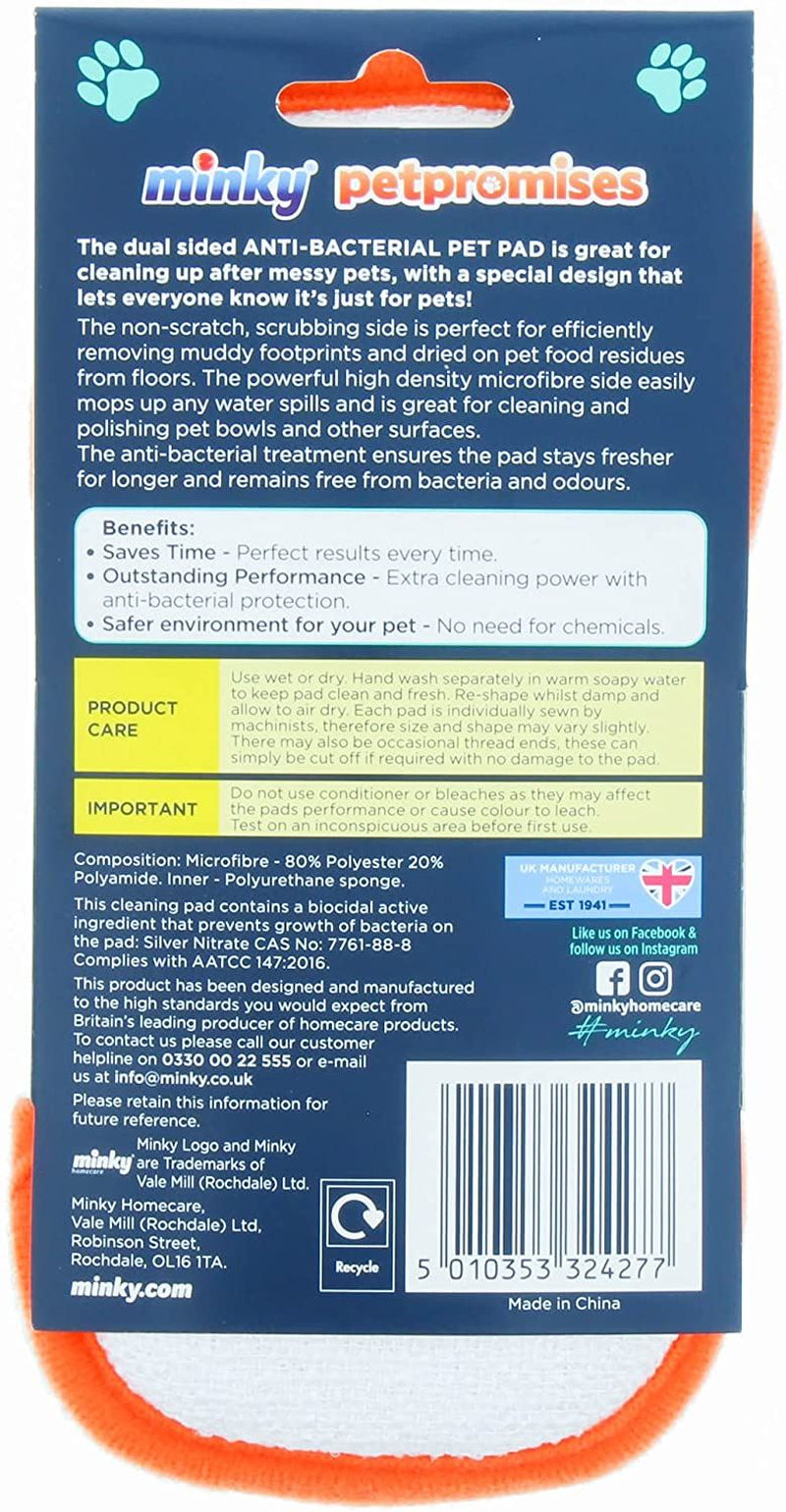 Minky M Cloth Super Soak up Microfibre Cloths Anti-Bacterial Cleaning Pads