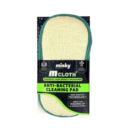 Minky M Cloth Super Soak up Microfibre Cloths Anti-Bacterial Cleaning Pads