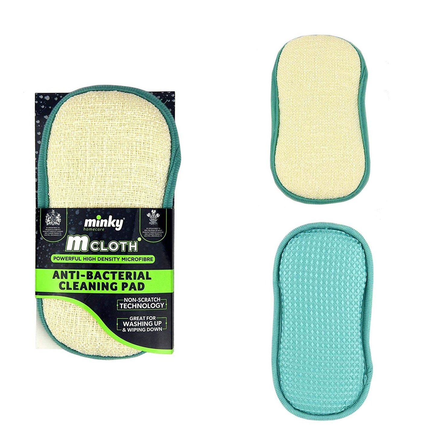 Minky M Cloth Super Soak up Microfibre Cloths Anti-Bacterial Cleaning Pads