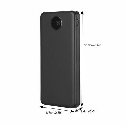 Power Bank 900000Mah Fast Charger Pack USB External Battery for Mobile Phone