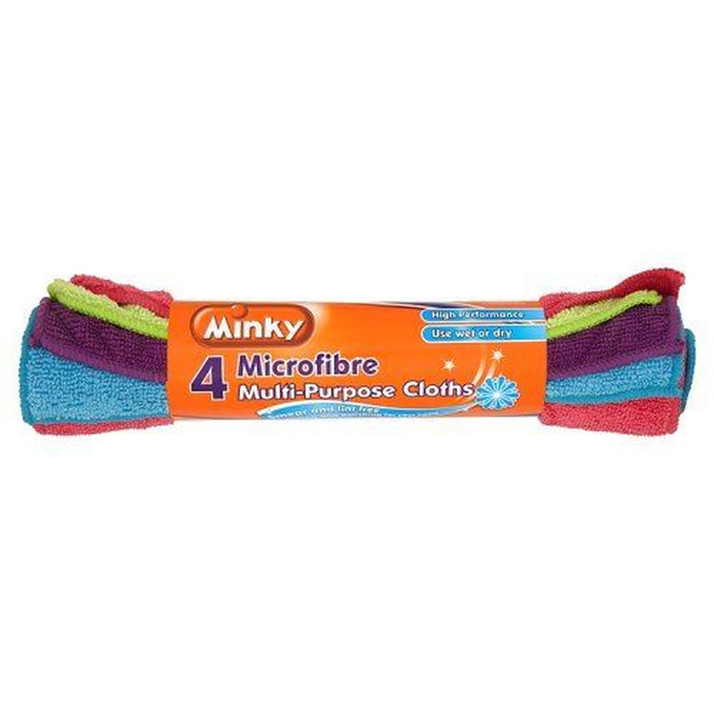 Minky M Cloth Super Soak up Microfibre Cloths Anti-Bacterial Cleaning Pads